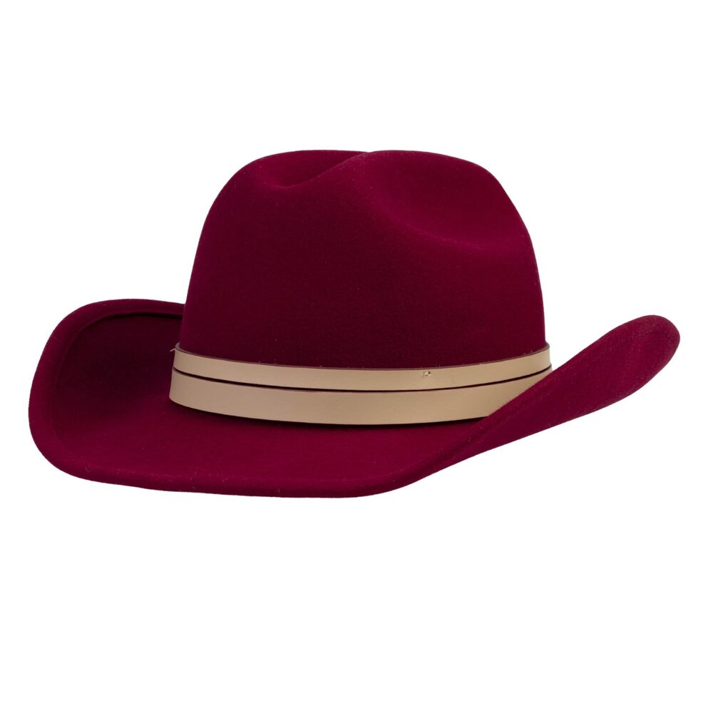 6600 Cowboy Hat 100% Wool Water-Resistant Cowgirl Hat Western Hats Felt